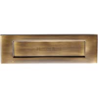 Placa para Buzón de Puerta - 254 x 79mm en latón antiguo